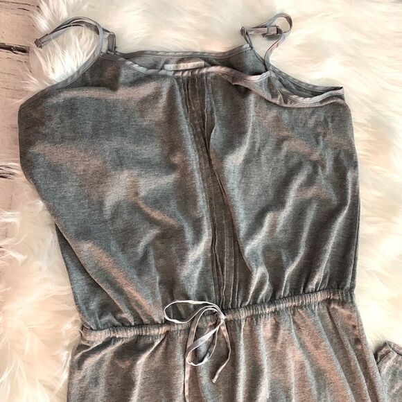 Attention Gray Long Romper - Picture 3 of 4